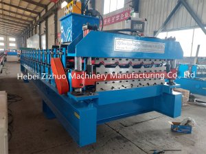 Colombia Double Layer PV6 PV8 Roofing Sheet Roll Forming Machine