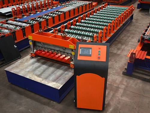 Heavy duty roofing sheet forming machine for Mexico