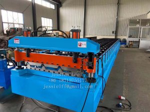TR4/TR5 metal roofing sheet roll forming machine for Peru customer TR4/TR5 metal roofing sheet roll forming machine for Peru customer