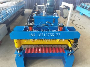 Corrugated roofing sheet roll forming machine for Africa market Corrugated roofing sheet roll forming machine for Africa market