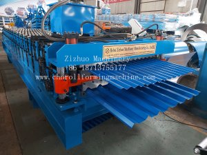 Double layer roofing sheet roll forming machine for Colombia customer